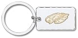 Philadelphia Eagles Gold Plated Brass Key Chain