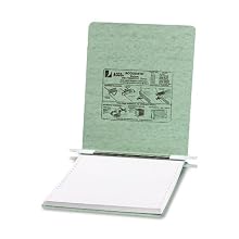 ACCO Pressboard Hanging Data Binder, 9.5 x 11 Inches Unburst Sheets, Light Green (54115)