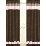 Soho Pink Window Treatment Panels - Set of 2