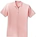 Joe's USA(tm) Ladies Short Sleeve Polo Shirt-Light Pink-L