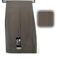Golf Trousers Mens, Single Pleat, Poly/Visco, Brown Check 38W 31L