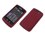 OEM BlackBerry 9520 9550 Storm 2 Red Rubber Skin Case