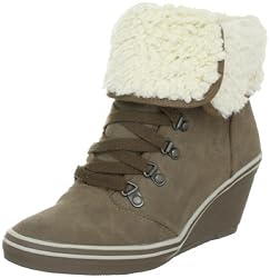ESPRIT Lexa Lu Wedge H13115, Damen Halbschuhe, Beige (fossil beige 236), EU 40