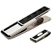 M-Clip Monterey Rhodium Black Alligator Money Clip