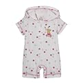 Classic Pooh Infant Girls Romper- Pink Dots