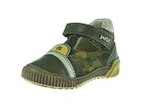 European Boys Green Leather T-strap Sandals (Infant & Toddler)