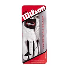 Wilson  Damen Golfhandschuh Allwetter, wei�-pink
