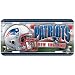 New England Patriots NFL Embossed Metal License Plate Car Auto Front Novelty Tag