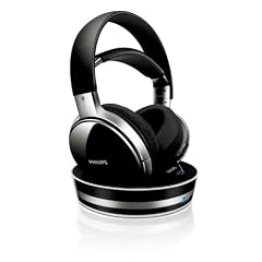 Philips SHD 8900/10 Digitaler Funkkopfh�rer (flexibler B�gel, CD Qualit�t mit digitaler 2,4 GHz �bertragung, rauschfrei) schwarz
