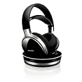 Philips SHD 8900/10 Digitaler Funkkopfh�rer (flexibler B�gel, CD Qualit�t mit digitaler 2,4 GHz �bertragung, rauschfrei) schwarz