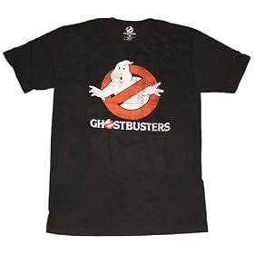 TS276 Ghostbusters Movie Lightweight Logo Glow Tee T-Shirt