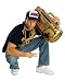 Inflatable Rapper Gold Ghetto Blaster Radio Costume Prop