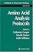 Amino Acid Analysis Protocols (Methods in Molecular Biology)