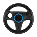 GTMax Replacement Black Mario Racing Steering Driving Wheel for Nintendo Wi ....