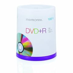 Memorex DVD+R 16x Speed 100er Spindel DVD-Rohlinge