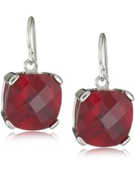 CZ by Kenneth Jay Lane "Trend Collection" Cubic Zirconia Cushion Drop Earrings