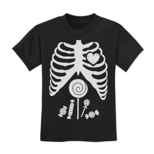 TeeStars - Children Skeleton Candy Rib-cage X-Ray Halloween Funny Kids T-Shirt