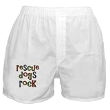 Rescue Dogs Rock Pet Dog Lover Boxer Shorts