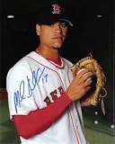Manny Delcarmen Autographed 8x10 Photograph