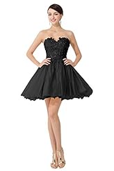 Cocktail Short Sweetheart Beaded Organza Sleeveless   Ball Gown Evening Dress/Homecoming Dress/Prom Dress/Party Dress/Wedding Dress 