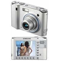 Samsung NV30 8.1MP Digital Camera with 3x Optical Image Stabilization Zoom (Silver)