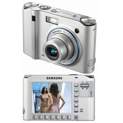 Samsung NV30 8.1MP Digital Camera with 3x Optical Image Stabilization Zoom (Silver)