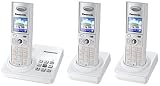 Electronics : Panasonic KXTG8223 Colour DECT Trio With Answer Machine  - White