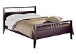 Modus Furniture Queen Nevis Platform Bed, Espresso