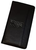 NFL Philadelphia Eagles Debossed Black Leather Travel Doc Carrier