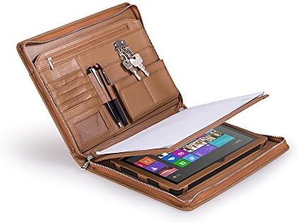 Deluxe Organizer Padfolio for Letter A4 Paper and Microsoft Surface Pro 2