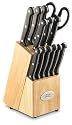 Ginsu 14-Piece Bakelite Knife Set with Block, Black