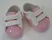 You & Me Baby Doll Shoes - Faux Pink Patent Leather Sneakers