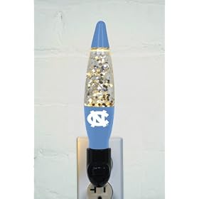 Pack of 3 NCAA North Carolina Tar Heels Lava Lamp Night Lights