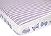 CoCaLo Mix & Match Candy Stripe Fitted Sheet, Violet