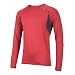 RONHILL Men's Advance L/S Base Tee (05144), L, IRON RED/BLACK