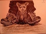 Little Dog, Drawing by Nga Vo, Original