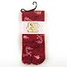 Dragons and Clouds Tabi Fashion Midcalf Socks 7 Inch Cuff, Red