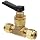 Ham-Let H1200 Series  Brass Toggle Valve, Inline, 1/4" Let-Lok Fitting