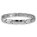 Tungsten Carbide High Polished Men's Link Jewelry Bracelet 7"