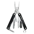 Leatherman 831195 Squirt PS4 Black Keychain Tool with Plier