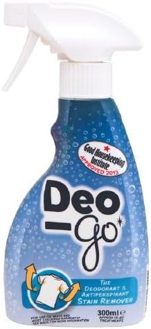 1 x Deo-Go Deodorant &amp; Antiperspirant Stain Remover, Almond 10.14 fl oz (266 ml)