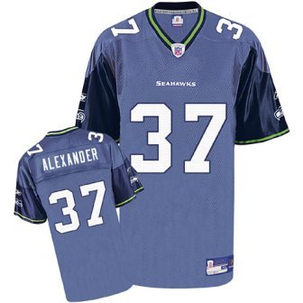 Shaun Alexander Reebok Seahawks Blue Replica Jersey - XX-Large/Adult