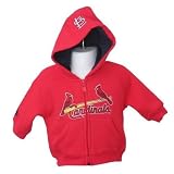 MLB St. Louis Cardinals Boy's Full Zip Jacket in Team Color, 7