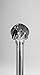GROBET CARBIDE BUR MADE IN U.S.A. BALL 3/8X5/16X1/4 ALUMINUM CUT
