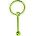 Green Electro Titanium Door Knocker Barbell Tongue Ring