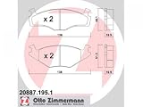 Produkt-Bild: Zimmermann Zimmermann Bremsbel&auml;ge VW VENTO Bj. 91-98 - VA Bremskl&ouml;tze
