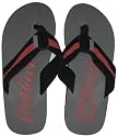Coca Cola Coke Soda Pop - Mens Grey Red Logo Sandals Flip Flops