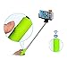 Selfie Stick, Imarku® Extendable Wireless Bluetooth Selfie Stick with built-in Bluetooth Remote Shutter Monopod for Apple, Android Smartphones (Green)