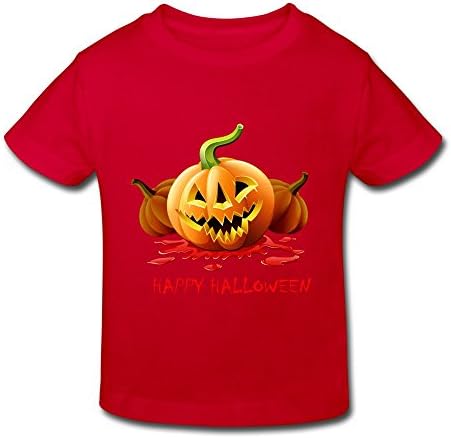 KINSINBABY Kid's Toddler Halloween - Splatter Mask Subway T-shirts Age 2-6 Red 4 Toddler
