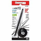 Rimmel Scandal Eyes Waterproof Gel Eyeliner, Black 0.05 fl oz (1.6 ml)